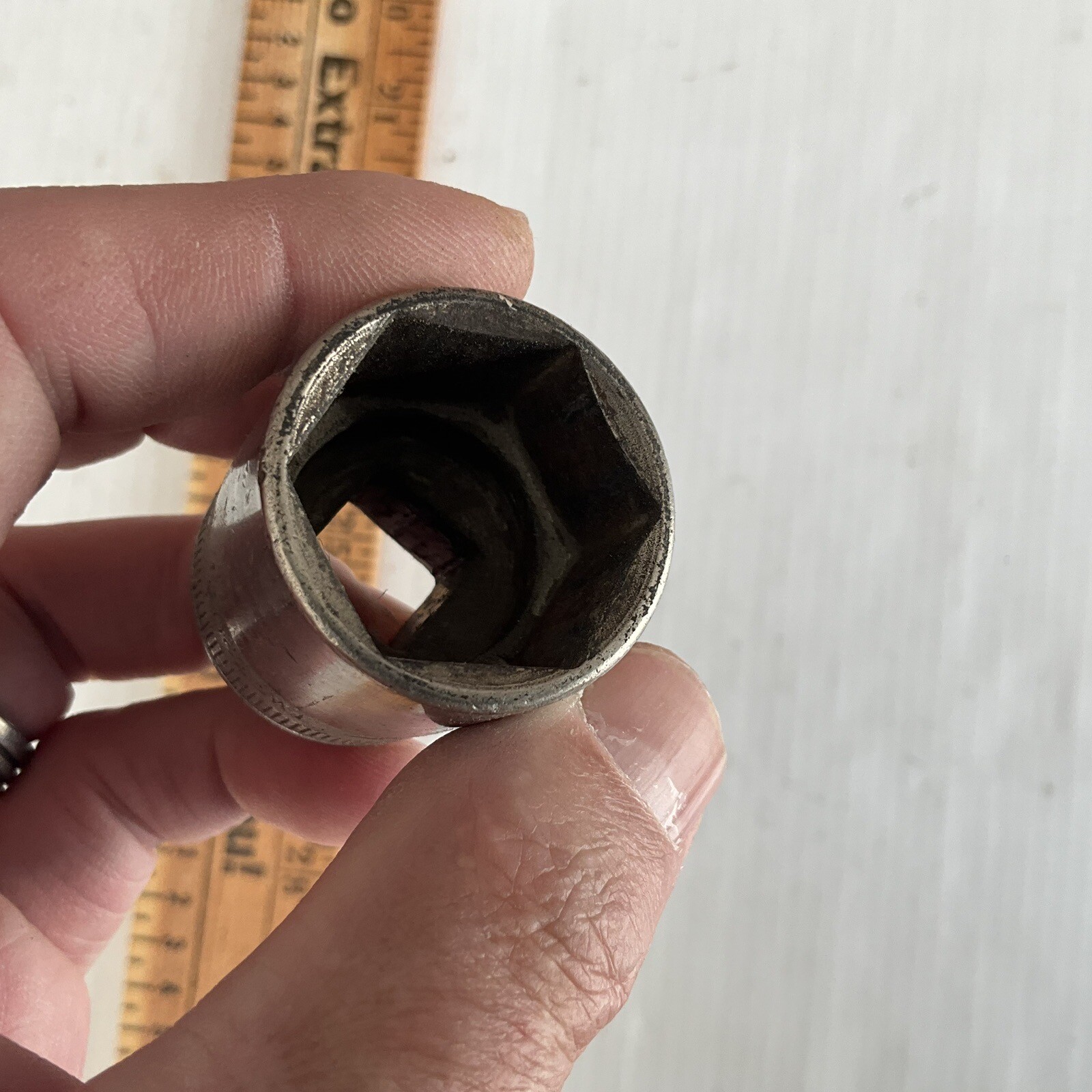 Snap On 1″ Shallow Socket 1/2″ Drive 6 Point Model TW-320 1/2 USA