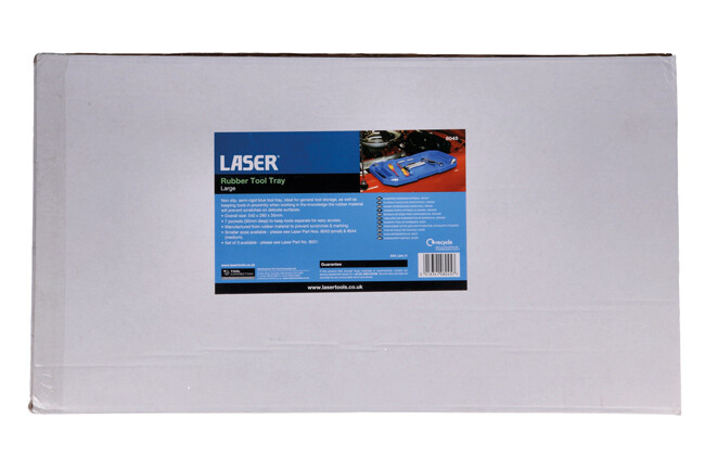Laser 8045 Large Rubber Tool Tray 538 x 295 x 35mm