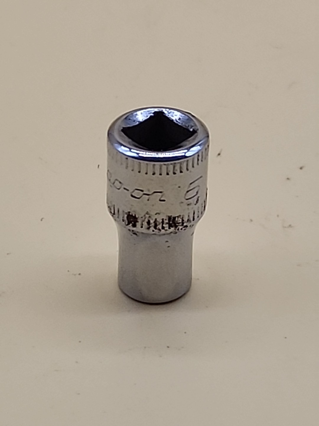 Snap-on Tools TMM6 1/4″ Dr 6 Pt Metric 6mm Shallow Chrome Socket USA