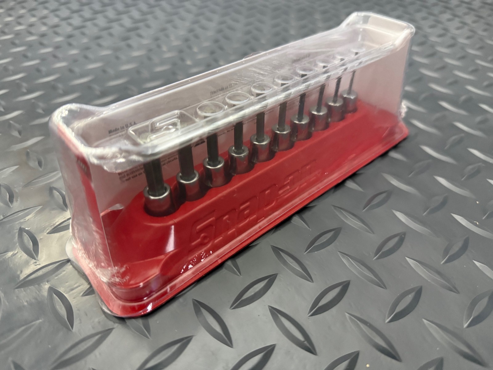 Snap-on 3/8″ drive 1/16″ thru 1/4″ 10-pc Hex Socket Driver Set 110ETMAY USA NEW