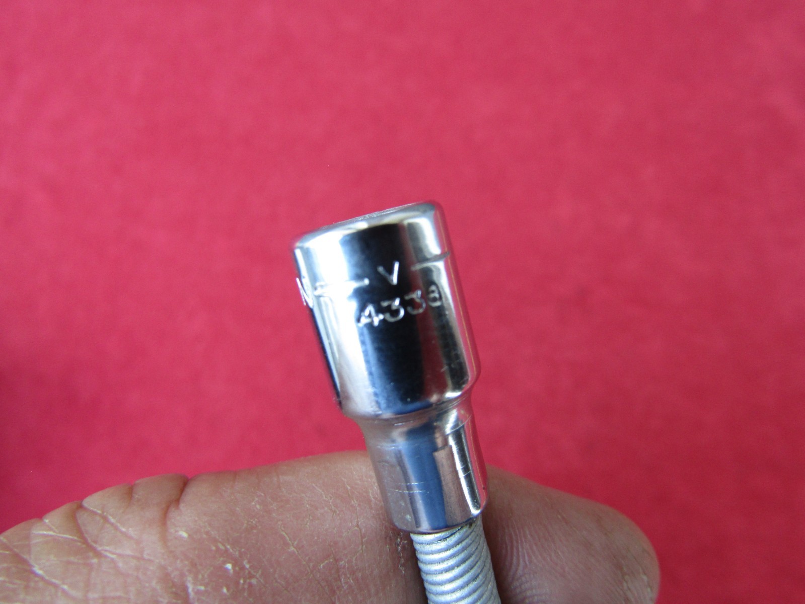 NICE Vtg CRAFTSMAN 1/4″ Dr 4″ Flexible Socket Extension 4336 -V- Series Made USA