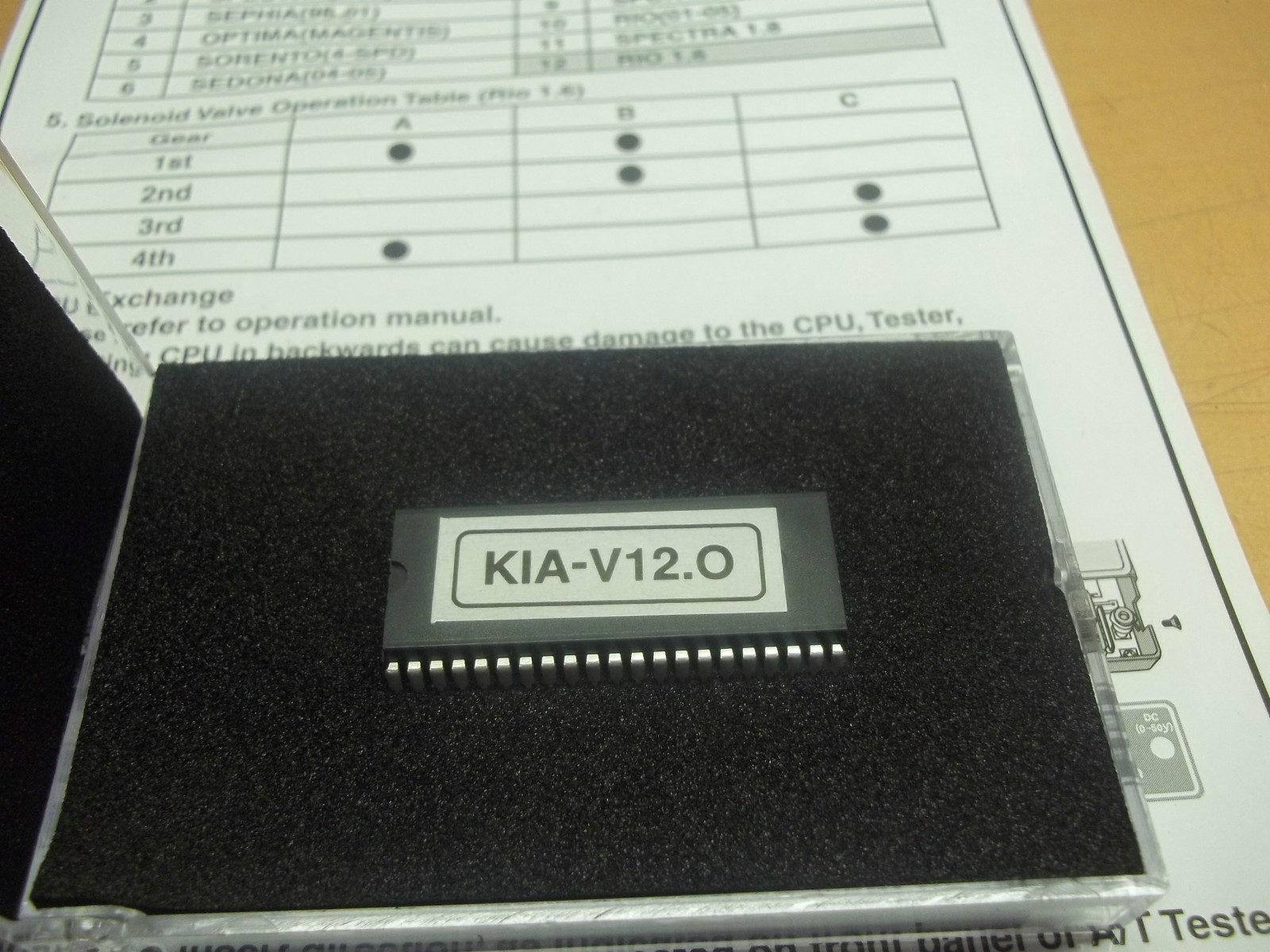+Kia Motors TCAE 151A-CPU 2006 Rio 1.6 Update (KMA)