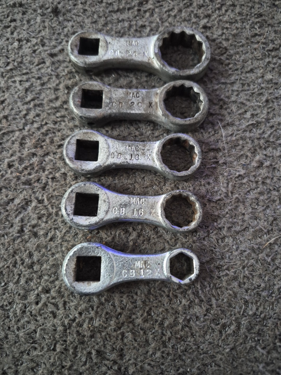 Mac Tools 5 Piece 3/8” Torque Adapter Set Sae