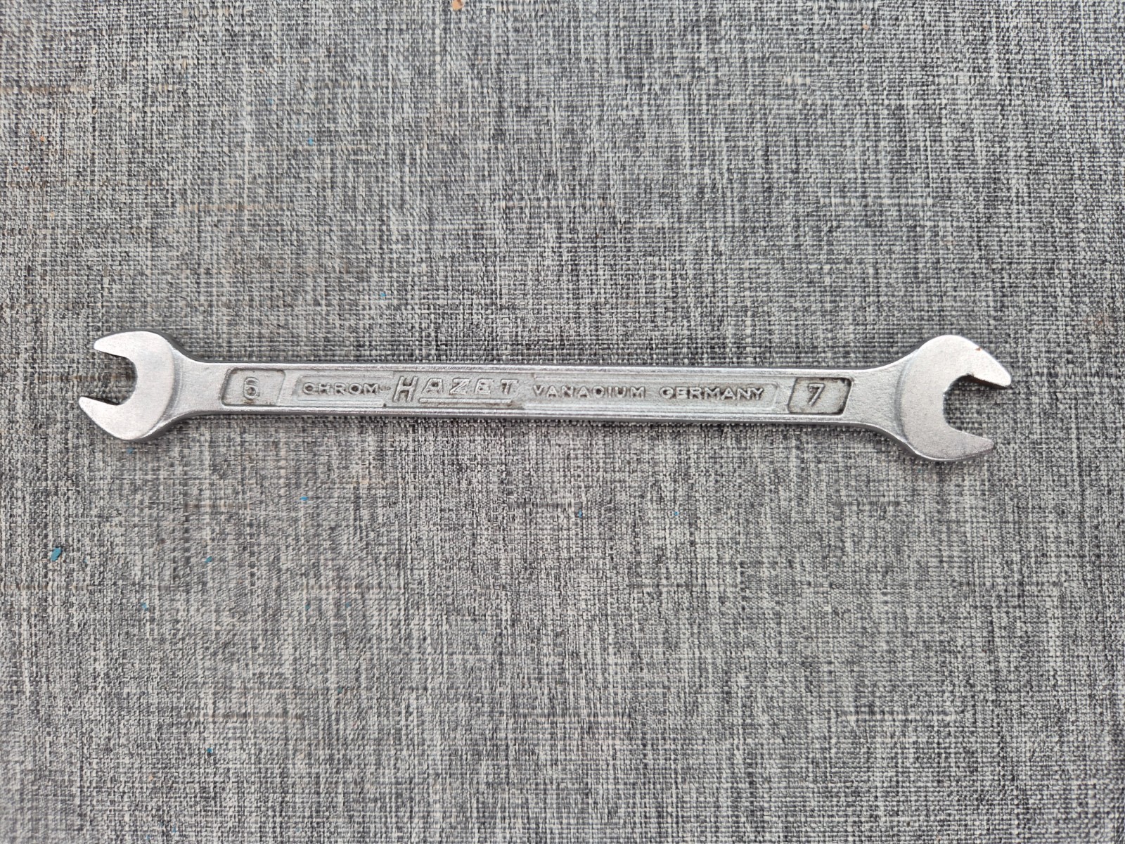 HAZET No. 450N Open End Wrench 6x7mm Open End Wrench Spanner Professional Tool Germany