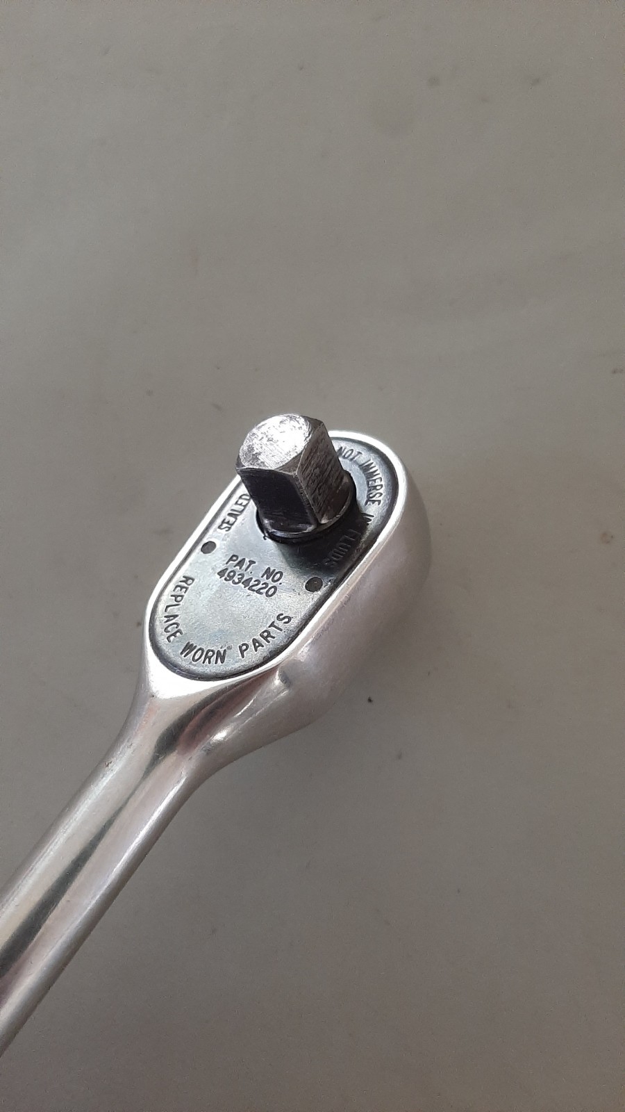 Snap-on Tools USA 3/8″ Drive Standard Handle Chrome Ratchet F936 62426