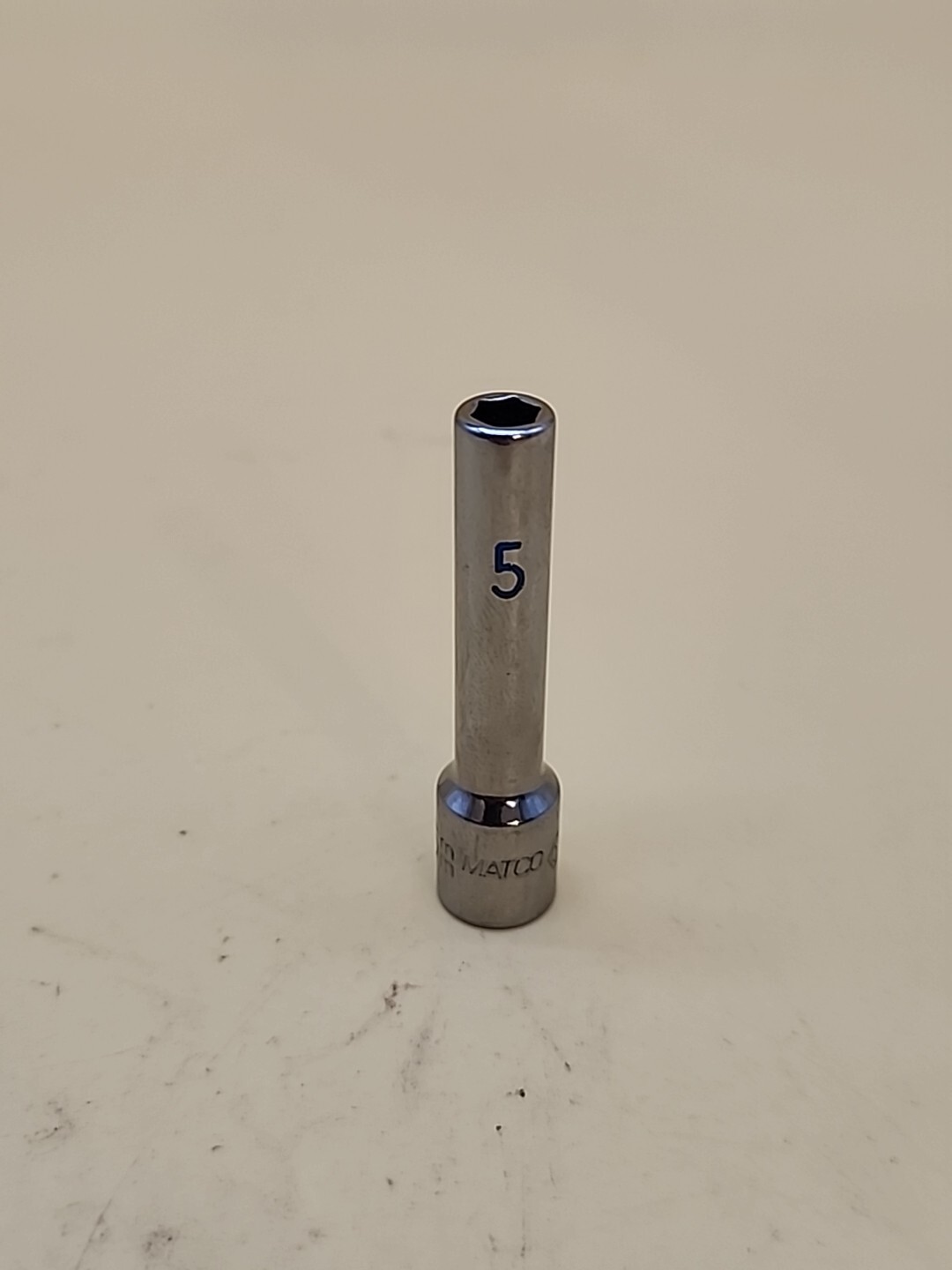 Matco Tools 5 Mm Deep 6 Pt 1/4” Drive Chrome Socket AD5M6A USA
