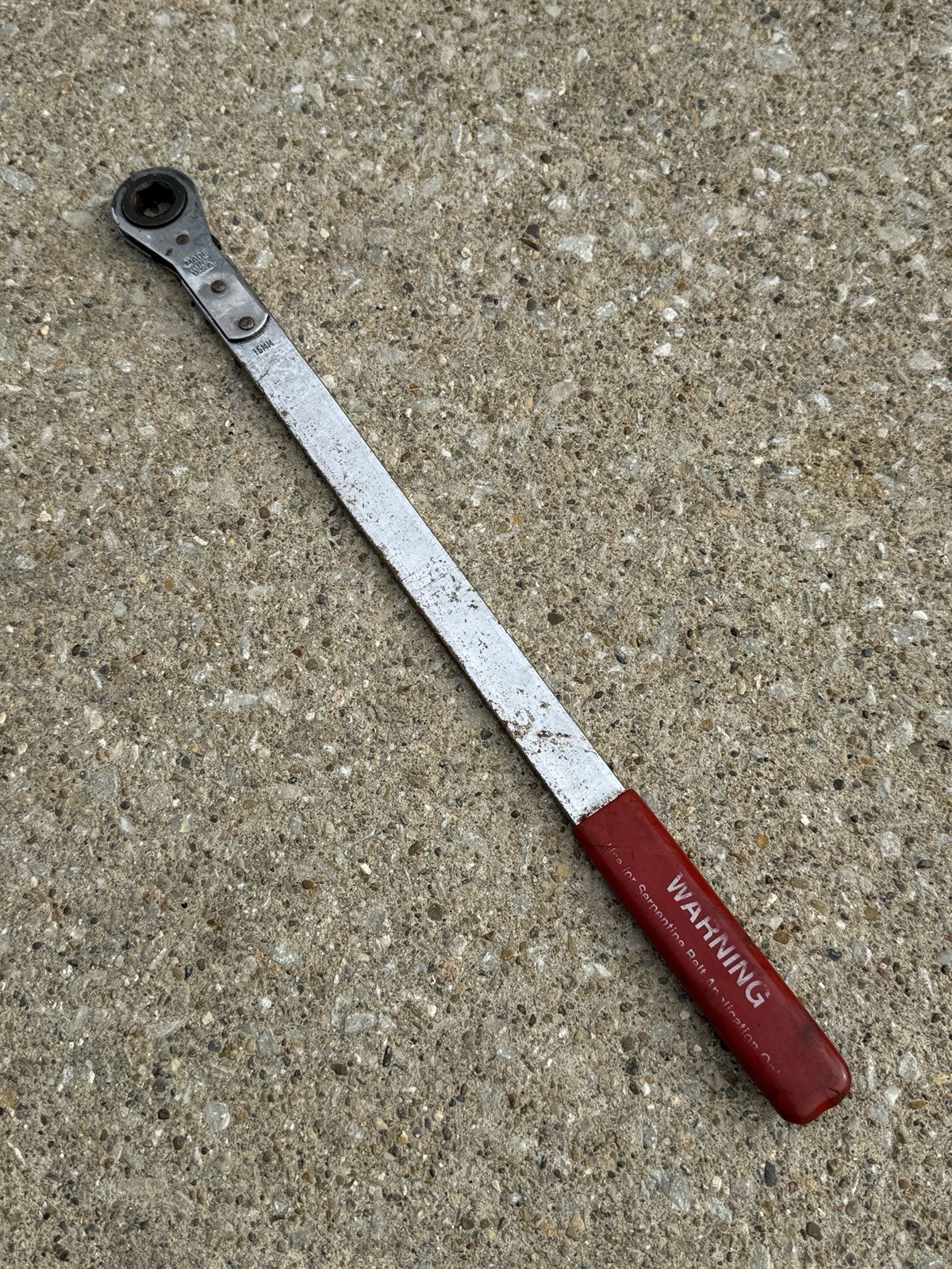 Blue Point USA YA9350-1 Single Hex 15mm Serpentine Belt Tensioning Wrench