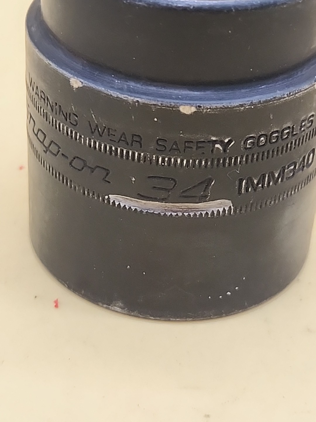 Snap-on Tools 1/2″ Drive 34mm Metric 6pt Shallow Impact Socket IMM340 USA
