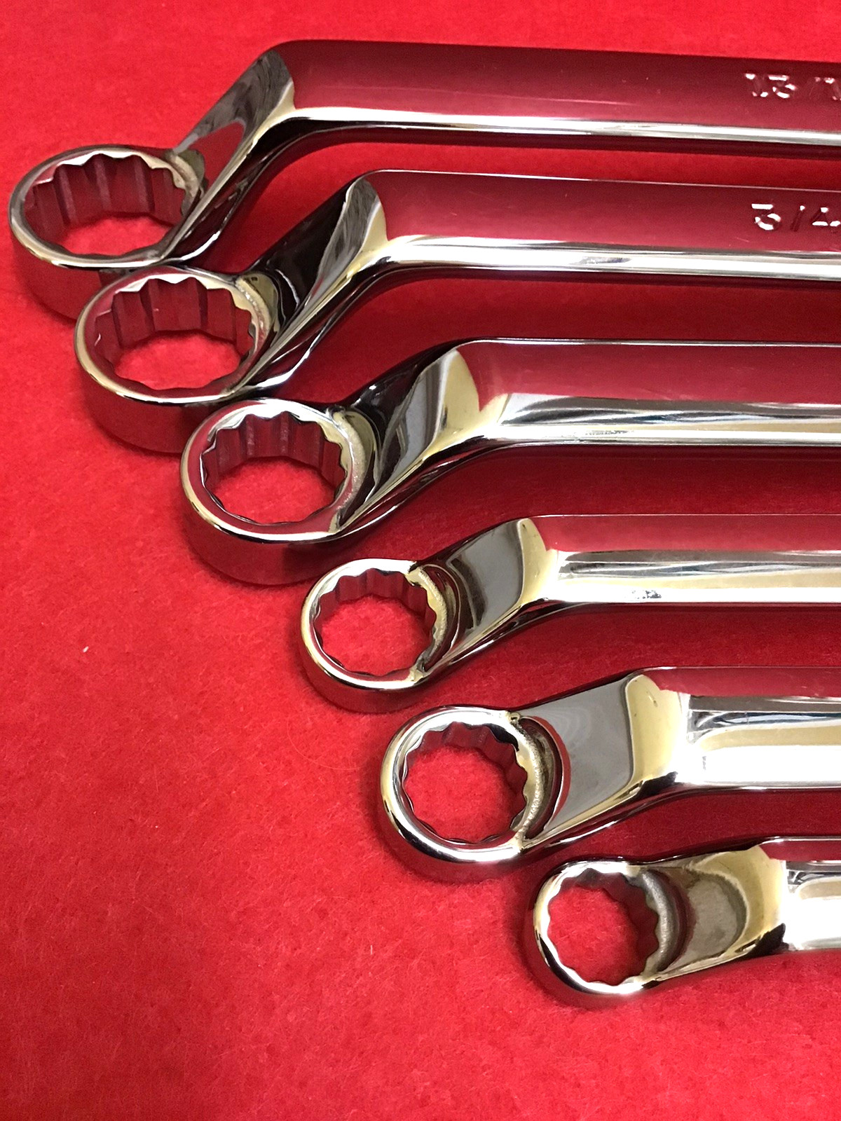 NEW CRAFTSMAN PROFESSIONAL USA DEEP OFFSET DOUBLE BOX END WRENCHES 4SAE, 2 MM
