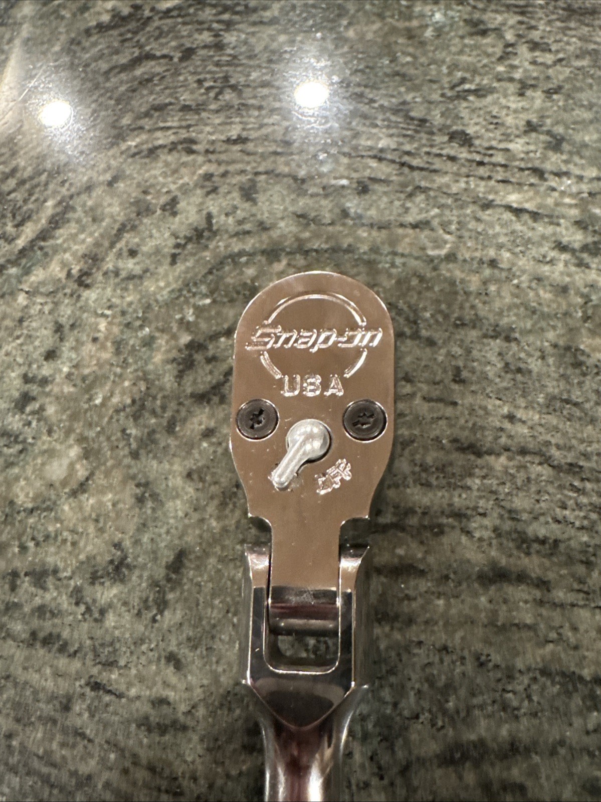 Snap On skf80a 1/2” drive stubby handle flex head ratchet new