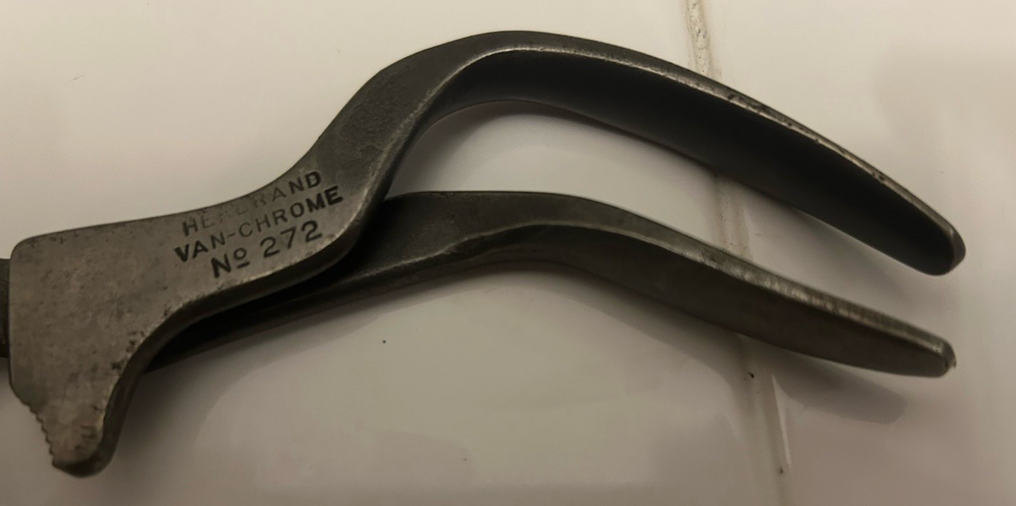 RARE HERBRAND NO. 272 «STEELDRAULIC» BRAKE PLIERS 5-1/4″