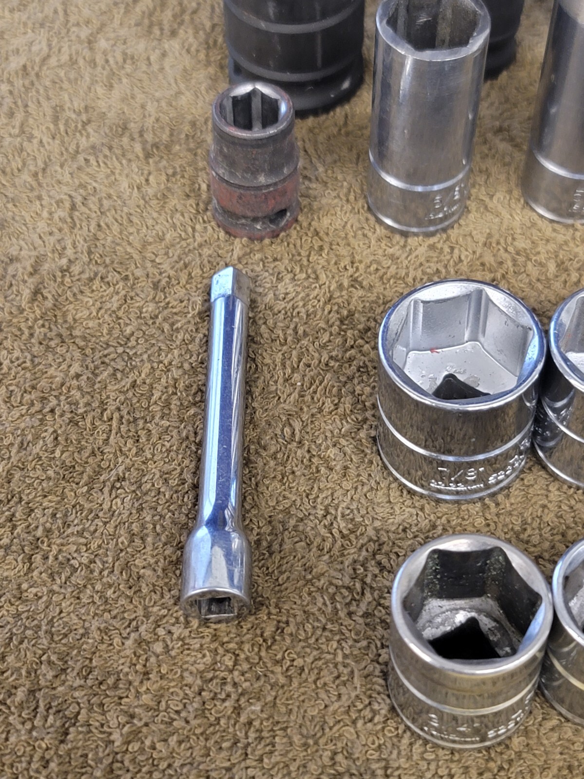 28 URREA Socket Extension 3/8 1/2 1/4 12mm 21mm 7/8 13/163/4 5/8 Sae Metric Set