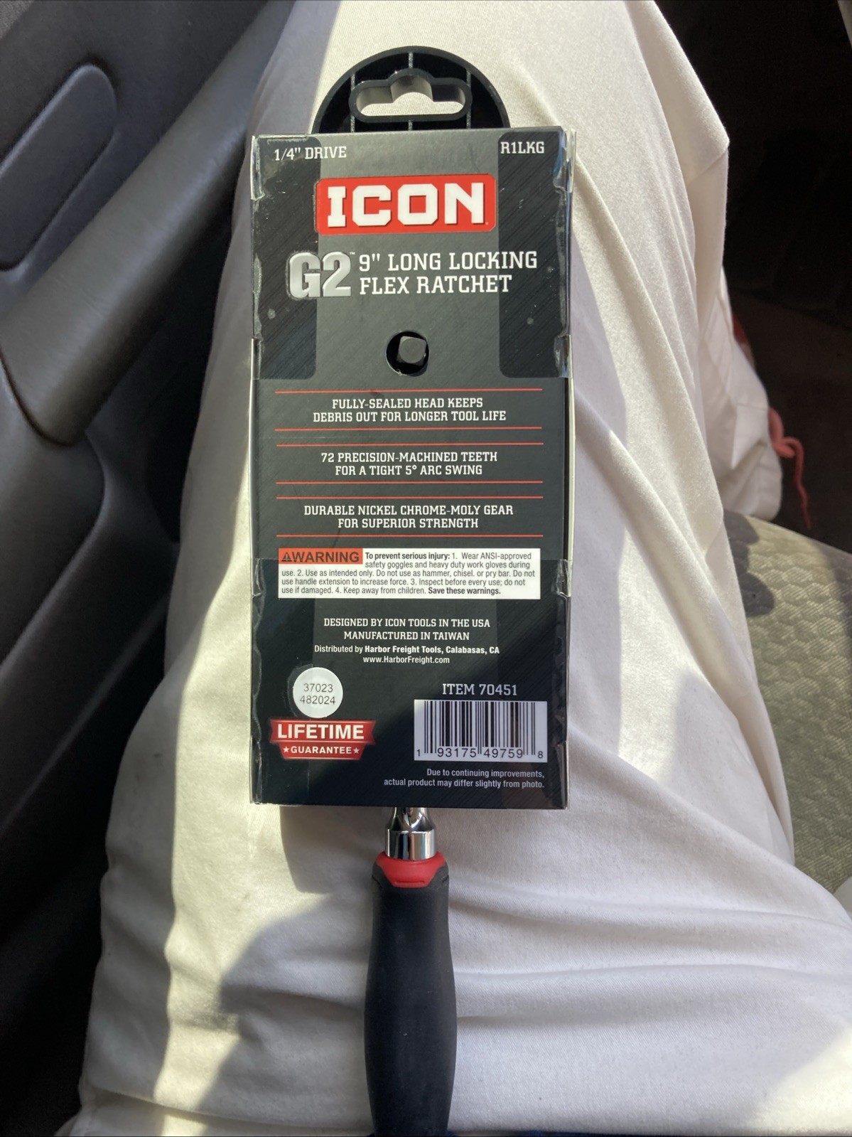 Icon G2 9” Long Locking Flex Ratchdft