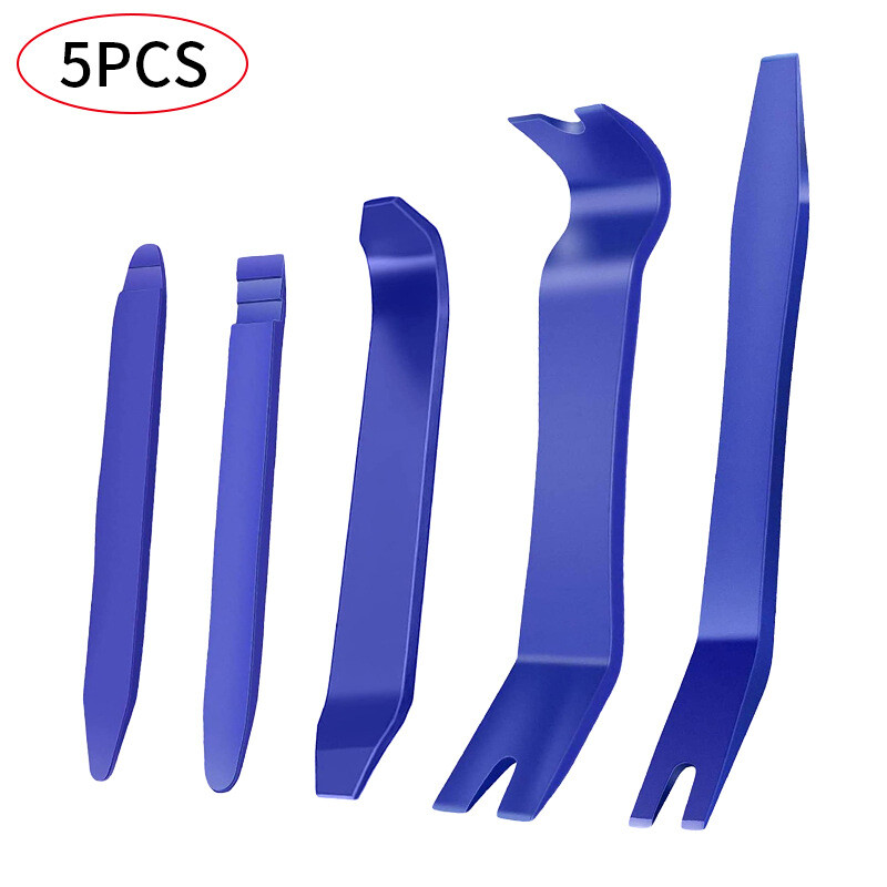 Plastic Trim Removal Pry Tool Set for Car Radio Panel Door Dash Clip Fasteners