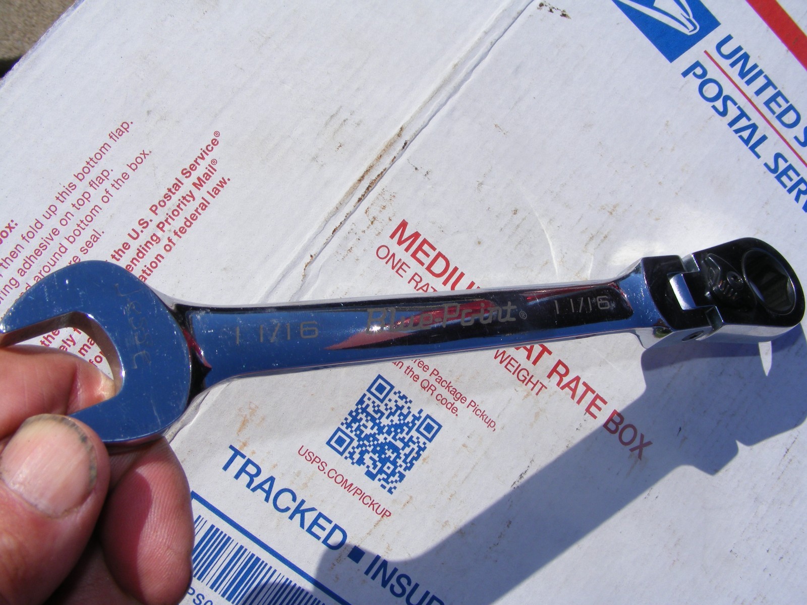 blue-point ratcheting flex head wrench boerf 22