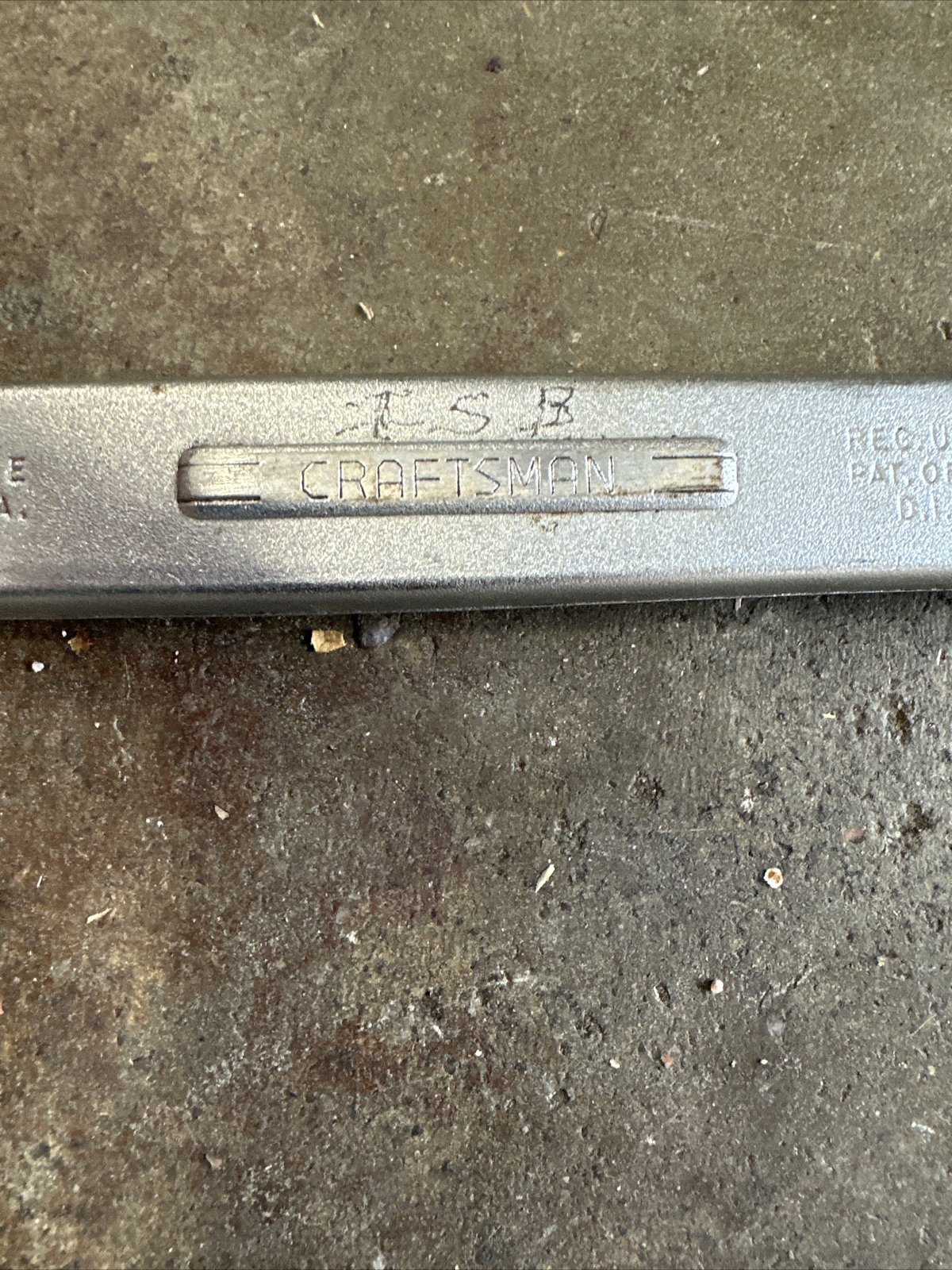 Craftsman 5/8″ x 3/4″ Box End Ratcheting Wrench Made in USA Vintage