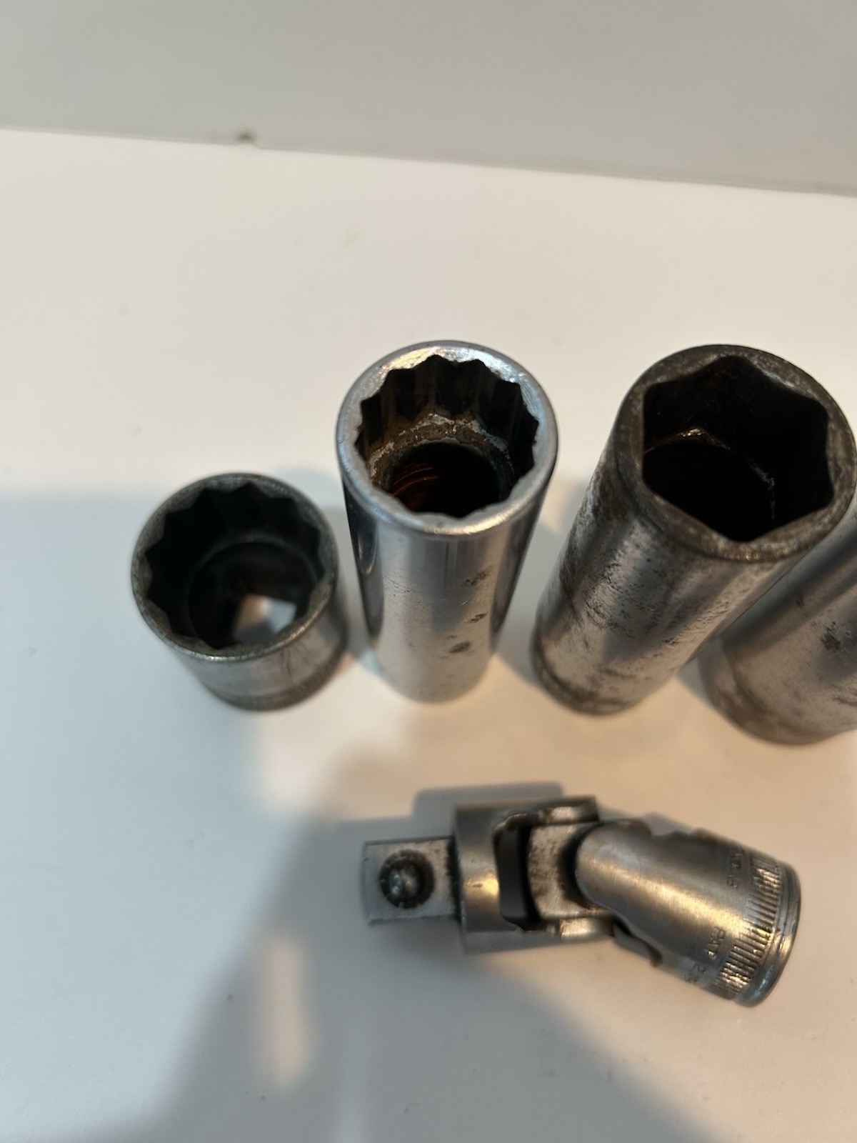Snap-on Socket Lot/12 Pieces/ 1/2 Inch Drive/Swivel Extension