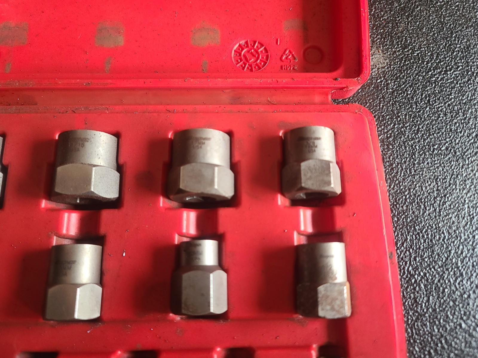 Snap-On BEX13A 13pc 3/8” Drive Hex Head Extractor Set (1/4”-3/4”) (8mm-19mm)