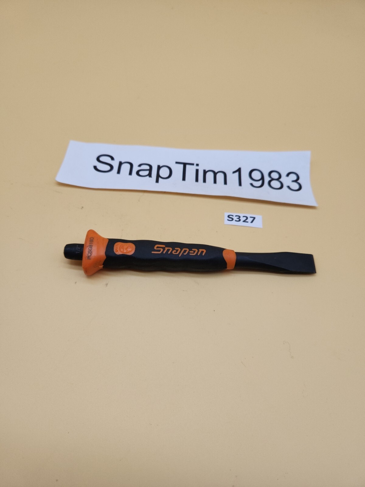 Snap-on Tools Soft Grip 1/2″ Flat Edge Chisel PCSG816O ORANGE