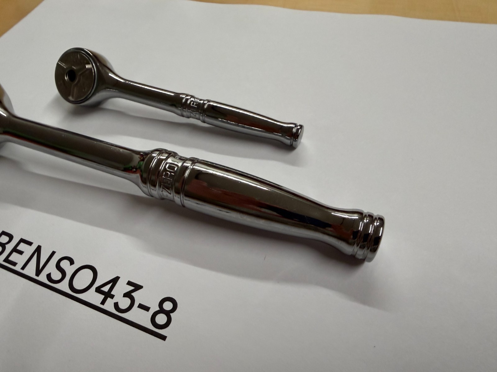 Snap-on Tools USA NEW 2pc 1/4″ & 3/8″ Drive Gearless Round Head Ratchet Set