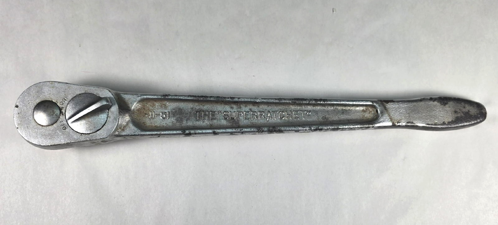 Vintage USA J. H. Williams H-51 Super ratchet 3/4” Drive Ratchet Wrench 19″ Long