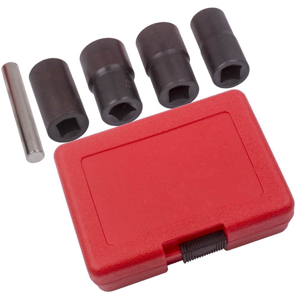 1/2″ Drive Wheel Locking Lug Nut Removal Tool Kit 17mm 19mm 21mm 22mm New