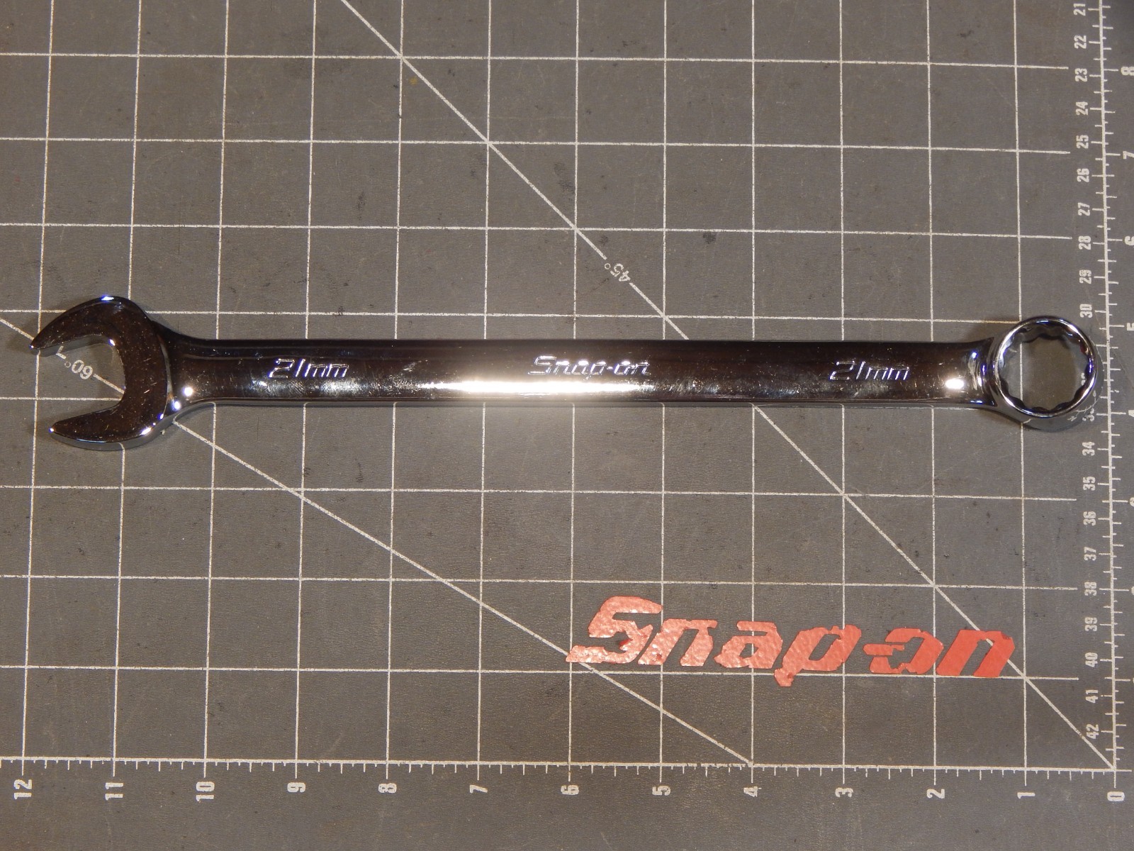 Snap On Tools Flank Drive Combination Wrench 21MM OEXM210B 12Pt 2018 New Logo