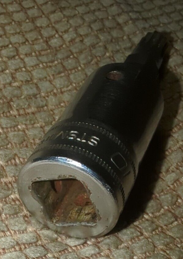 SNAP-ON 1/2″ DRIVE 10mm STANDARD TRIPLE SQUARE BIT SOCKET DRIVER STSM10B VW
