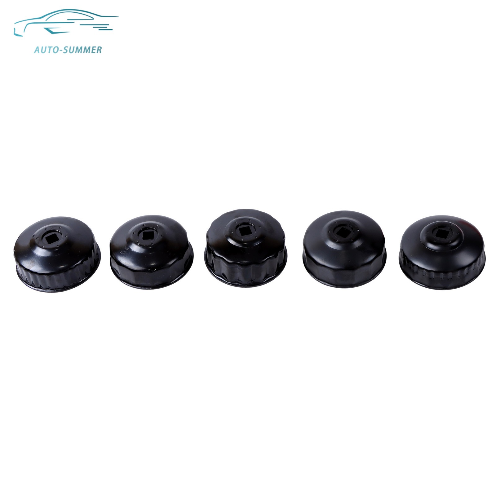 Cup Type Oil Filter Cap Wrench Sleeve Removal Tool Set 1/2″ 3/8″ Adaptor Manual