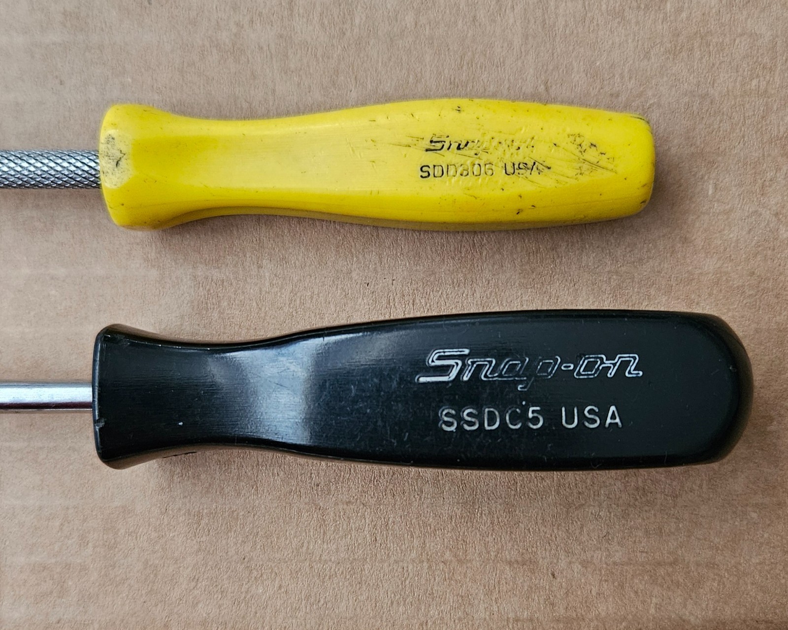 Snap-on Screwdrivers Flat Phillips Tip Chisel Stubby SSD-18 SSD-4120 SDDP102