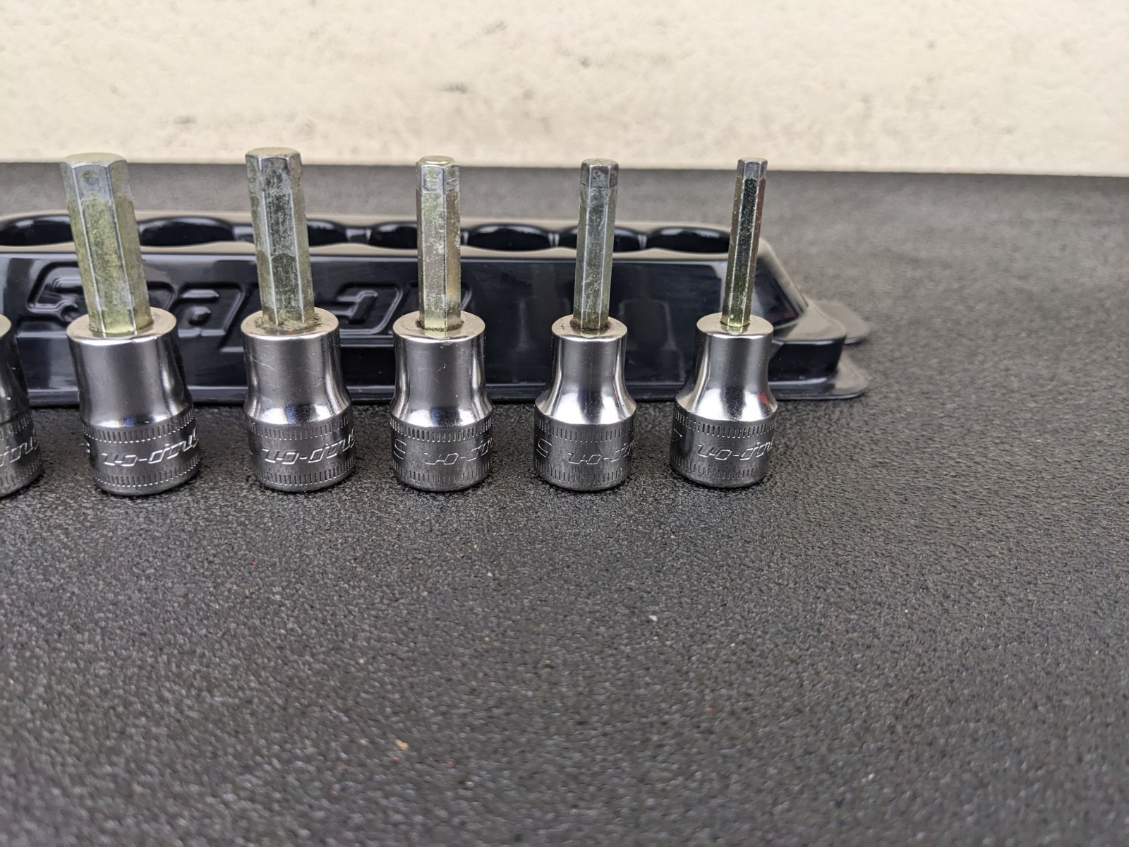 #bp416 Snap On Tools 7 Piece 3/8″ Drive Hex Bit Socket Set 4MM-10MM 207EFAMY