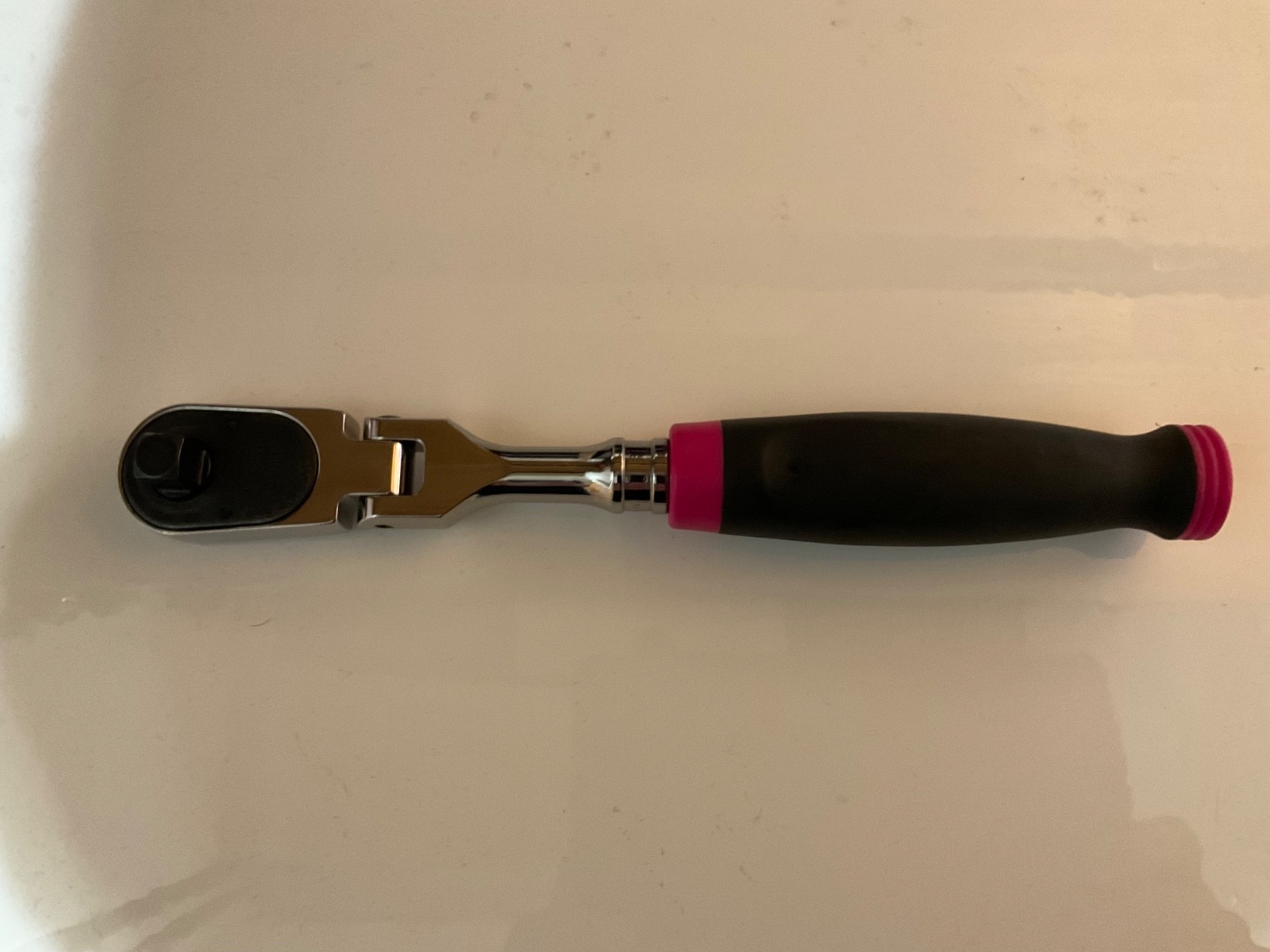 snap on pink ratchet fhf100 flex head ratchet 3/8 drive