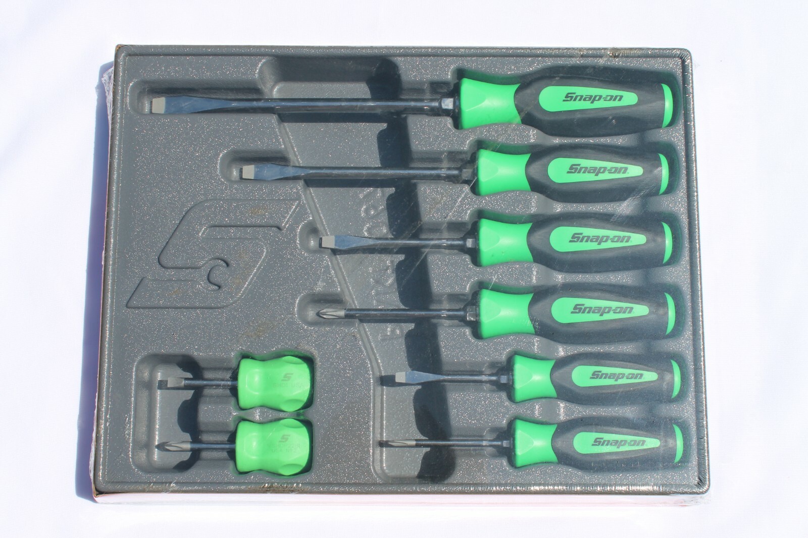 Snap-on Soft Grip Combination Screwdriver Set SGDX80BG