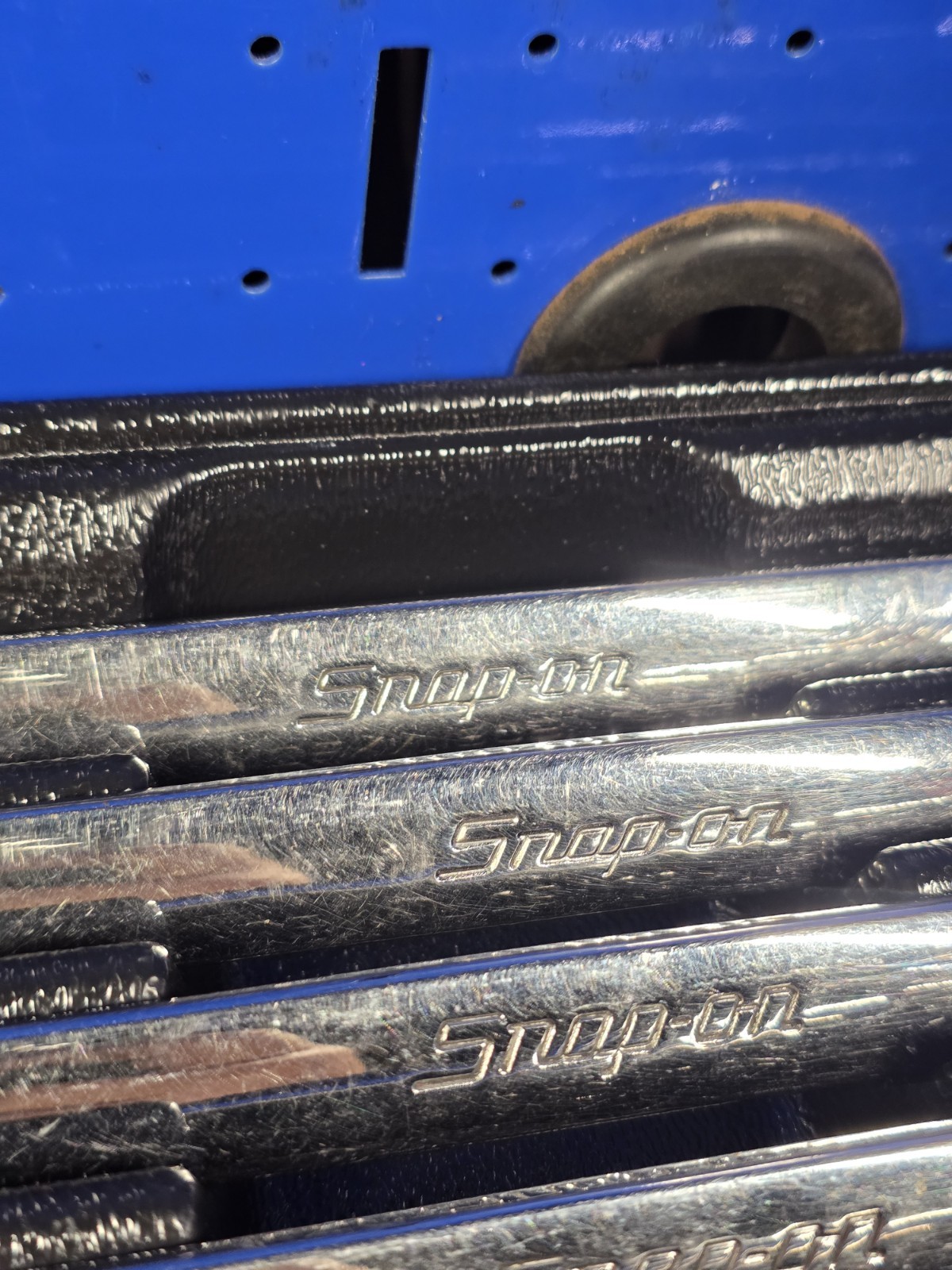 Snap-on OEXM710B 10mm-19mm 10-Piece Flank Drive Chrome Combination Wrench Set