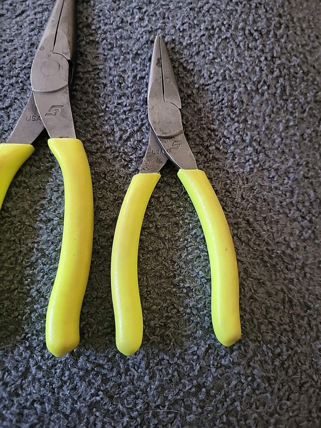 Snap on Tools 5 Piece Hi-Viz Yellow Pliers Set