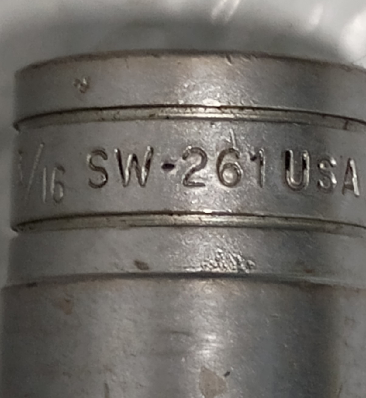 SNAP ON SW261, 1/2″ DRIVE, 13/16″ SOCKET, SHALLOW, 12 POINT.