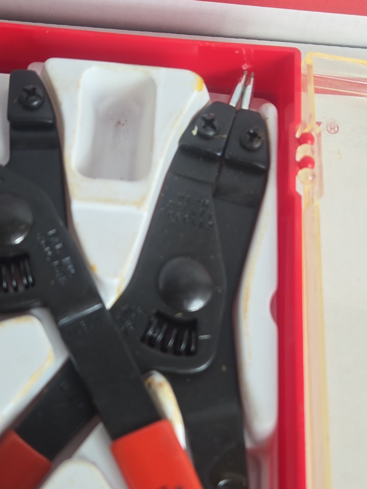 Proto Tools No.380 Retaining Ring Pliers Set Internal & External Made in USA