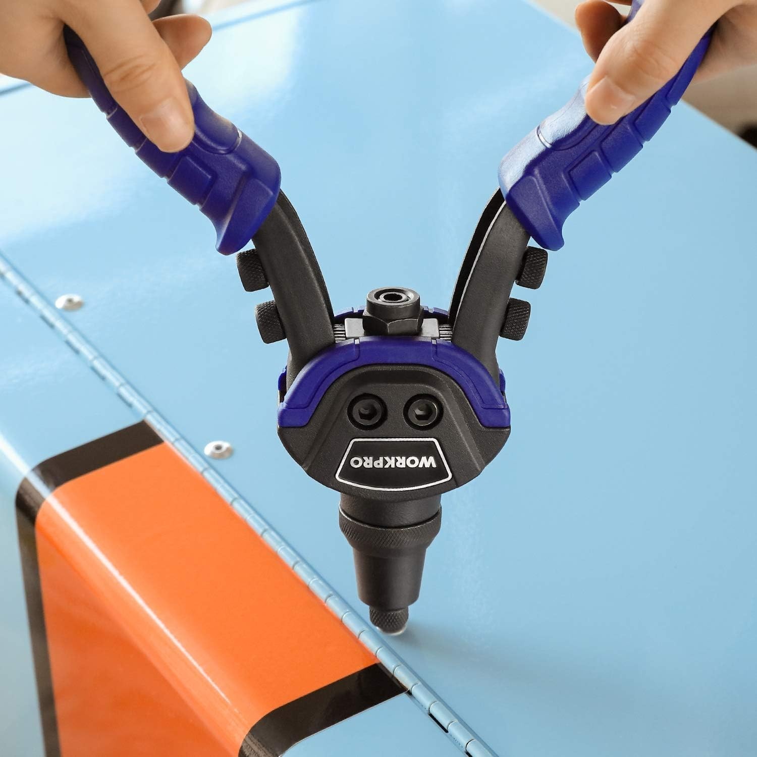 Durable 250 mm Rivet Gun Set with Multiple Nozzles & Labor-Saving Design
