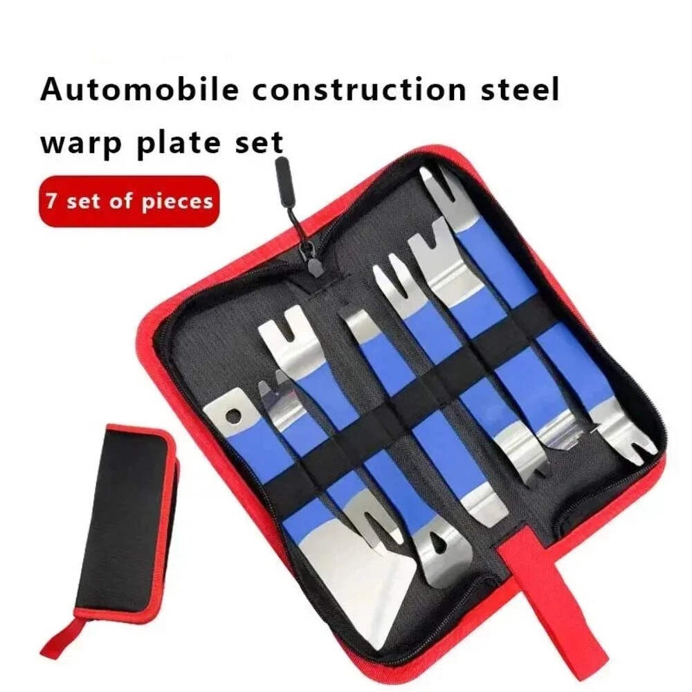 Stainless Steel & Plastic Car Audio Removal Tool 7pcs Door Panel Trim Pry Tool S