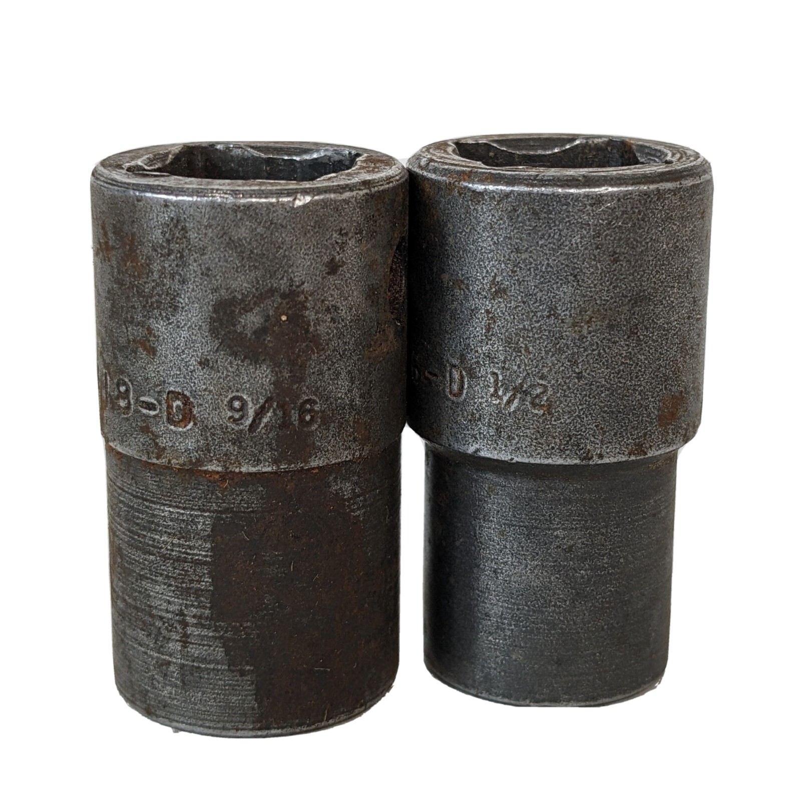 Apex 1/2″ Drive 12-Point Sockets 1/2 & 9/16 (5418-d 5416-d) Vintage