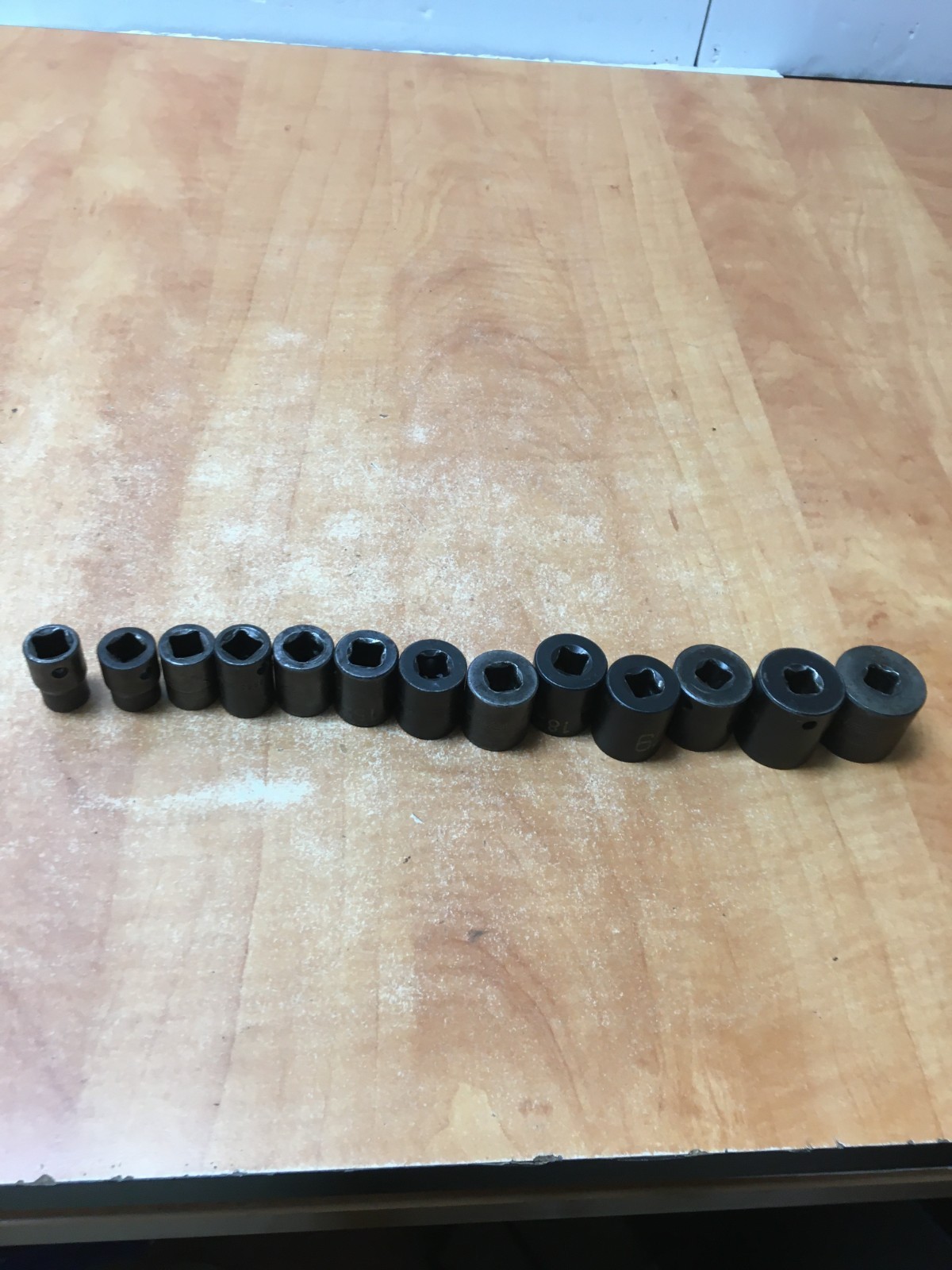 MATCO 13pc 3/8″ Drive Metric Impact Socket Set 10-22MM BP10M6A to BP22M6 w/tray