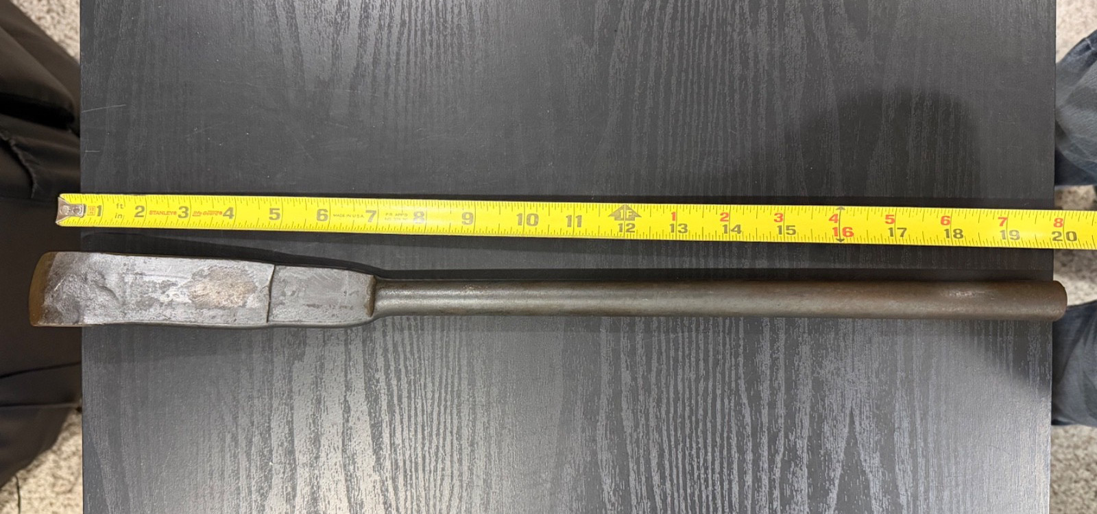 Vintage 20″ Long Auto Body Fender Repair Slapper Spoon Dolly Anvil Dolly Tool