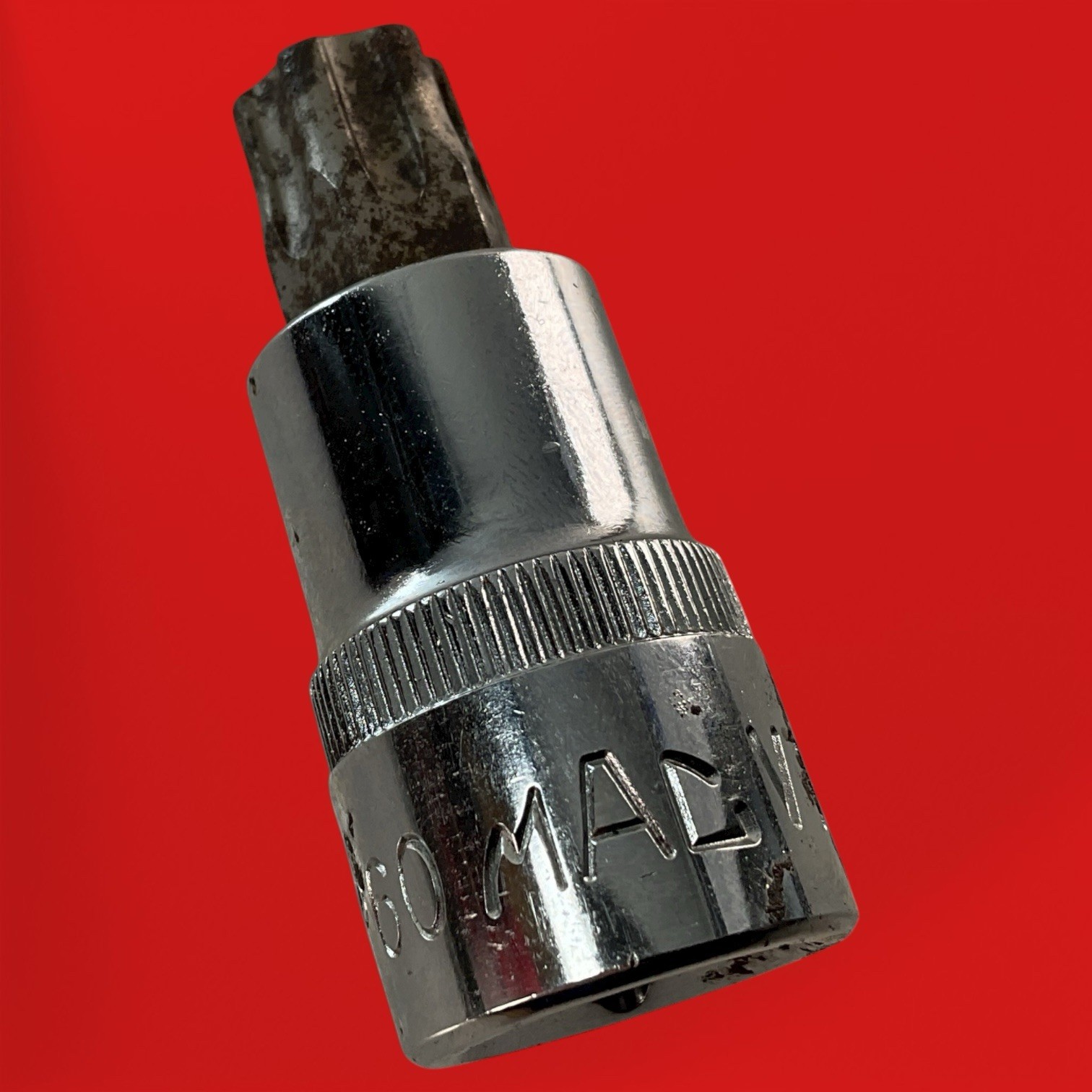 MAC Tools VTP60BS T60 Torx Plus Socket Driver 1/2” Drive USA Made Some Rust