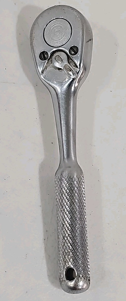 Vintage Indestro 1/4″ Drive Ratchet No. 6072 Made In USA