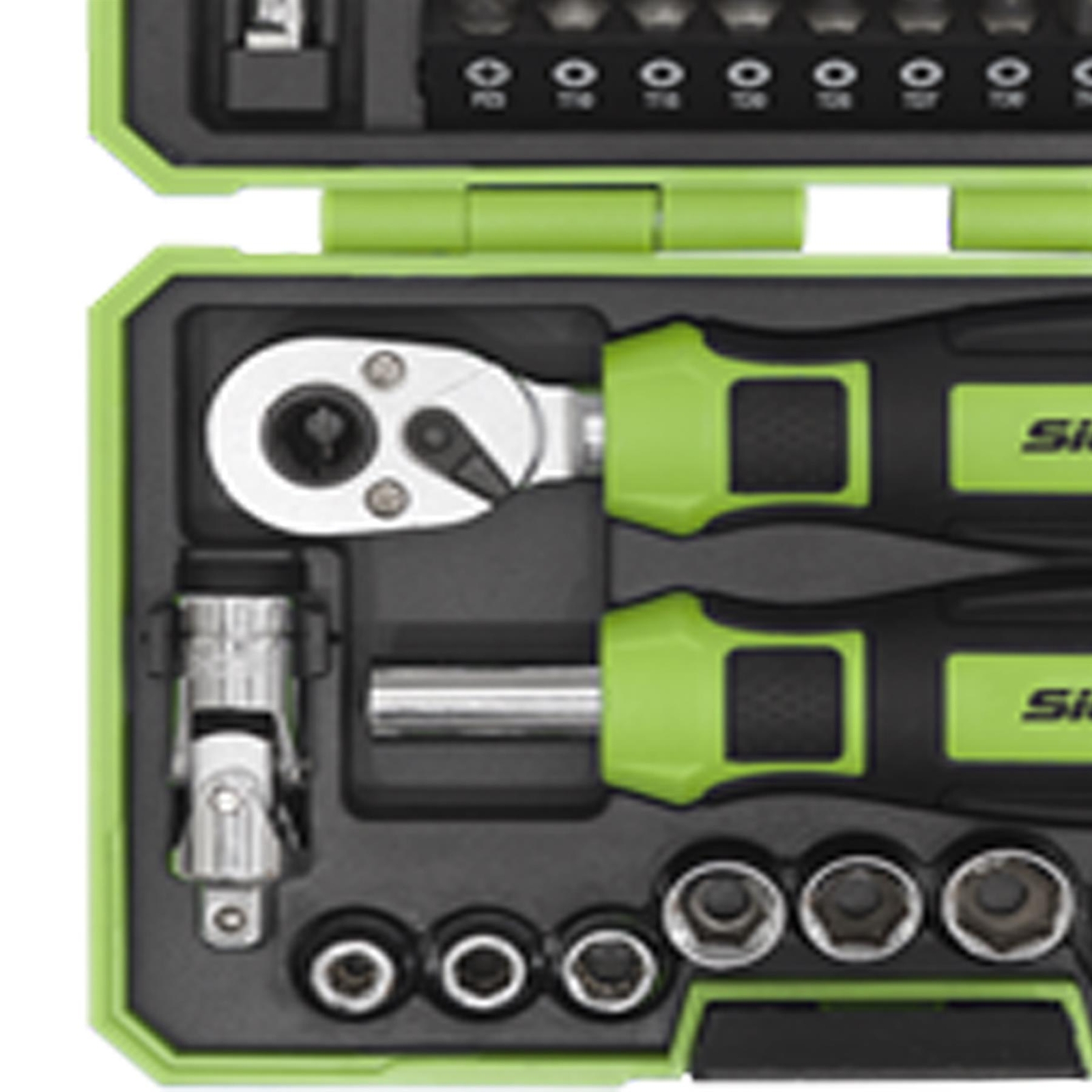 Sealey Socket & Bit Set 38pc 1/4″Sq Drive High Grade Steel