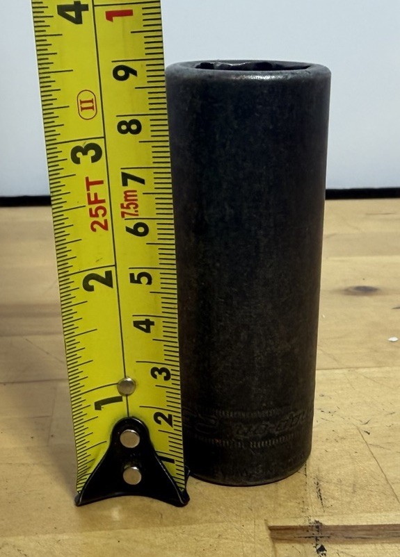 Snap-on Tools SIMM230 23mm 1/2″ Drive Metric DEEP 6-Point Impact Socket USA