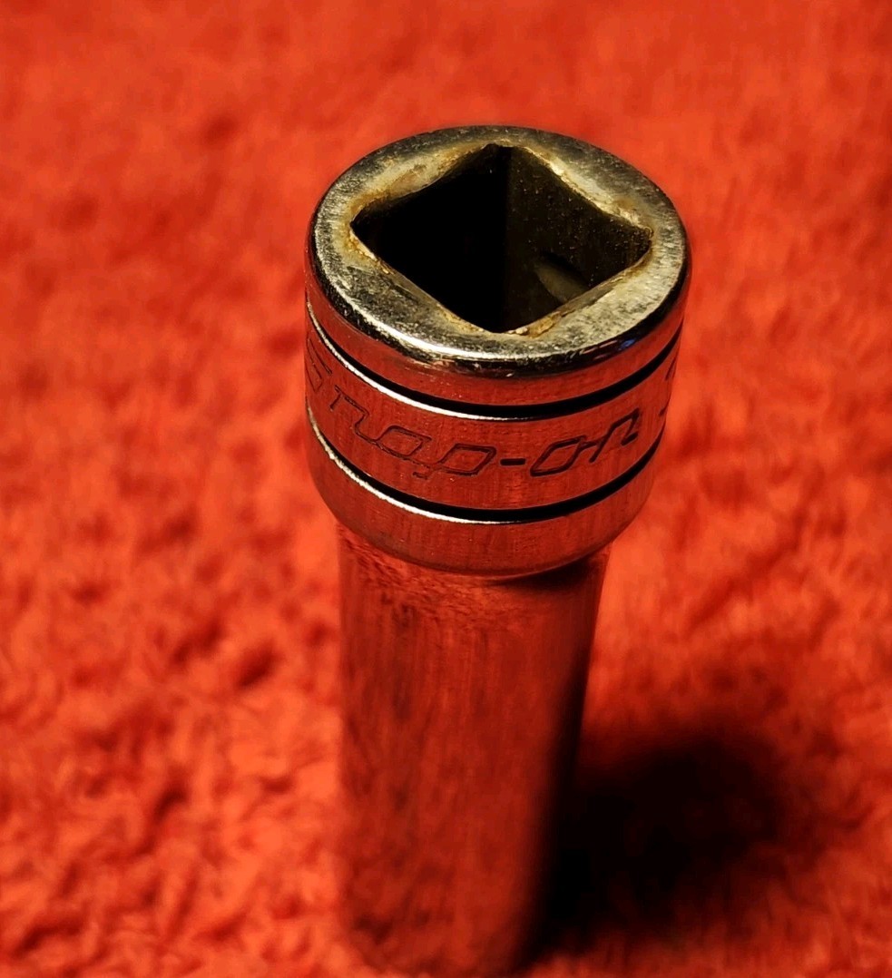 Snap-On USA Tools SF121 3/8″ SAE Deep Socket Ratchet Wrench 3/8″ Dr. 12 Point