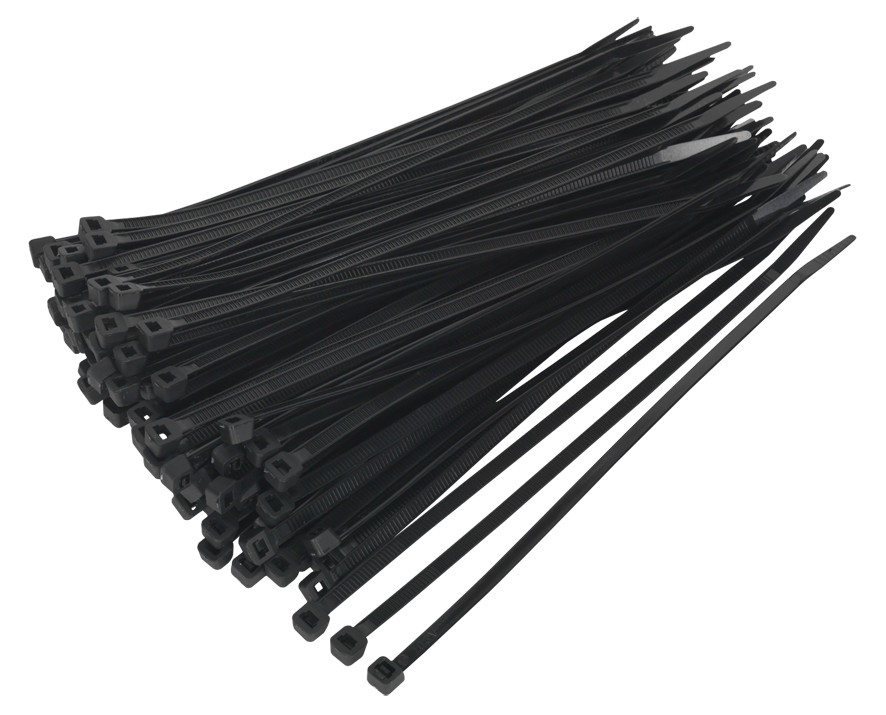 Sealey CT20048P100 Cable Tie 200 x 4.8mm Black Pack of 100