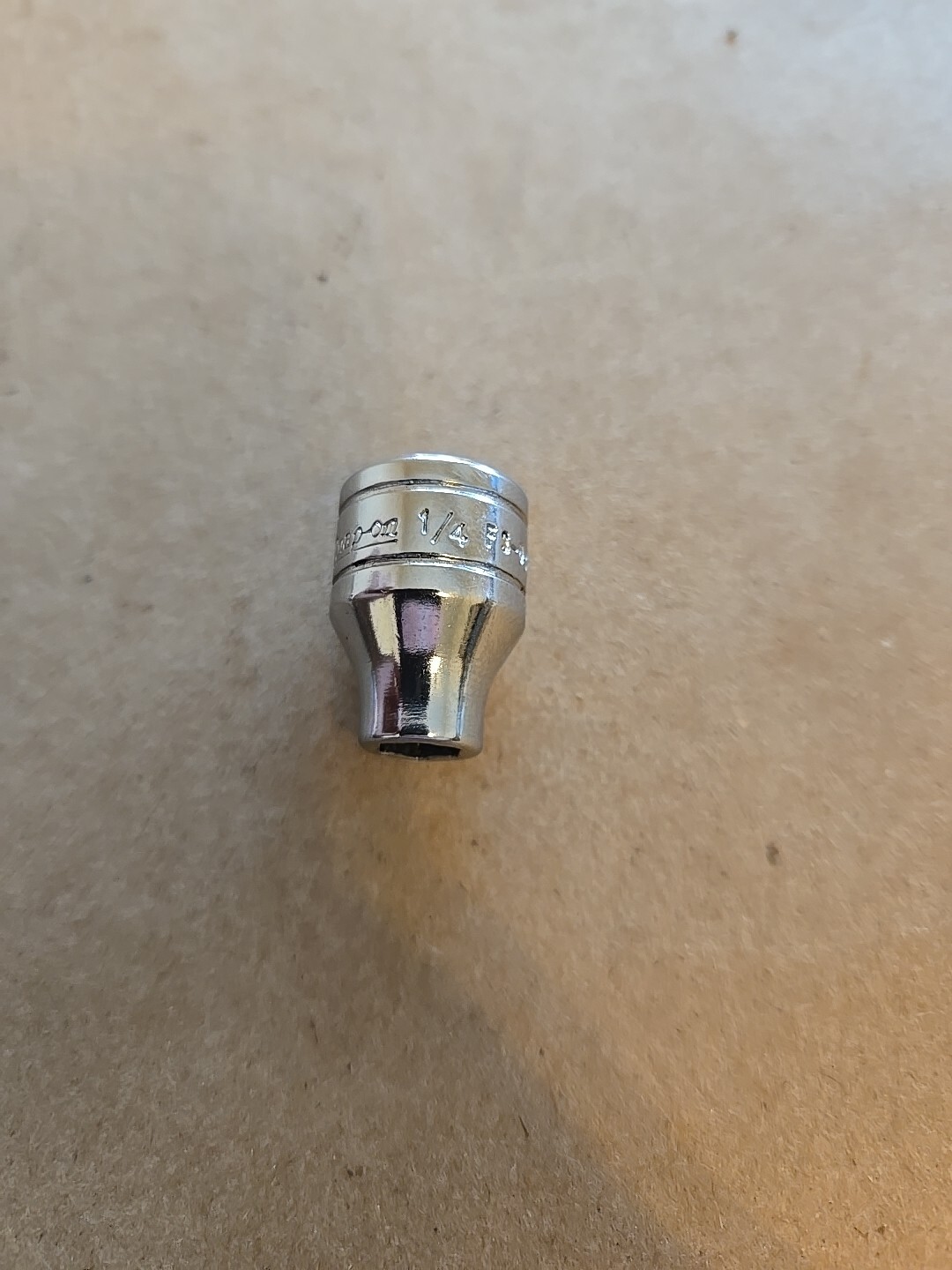 Snap On 3/8″ Drive 1/4″ 6PT Shallow Chrome Socket FS-081