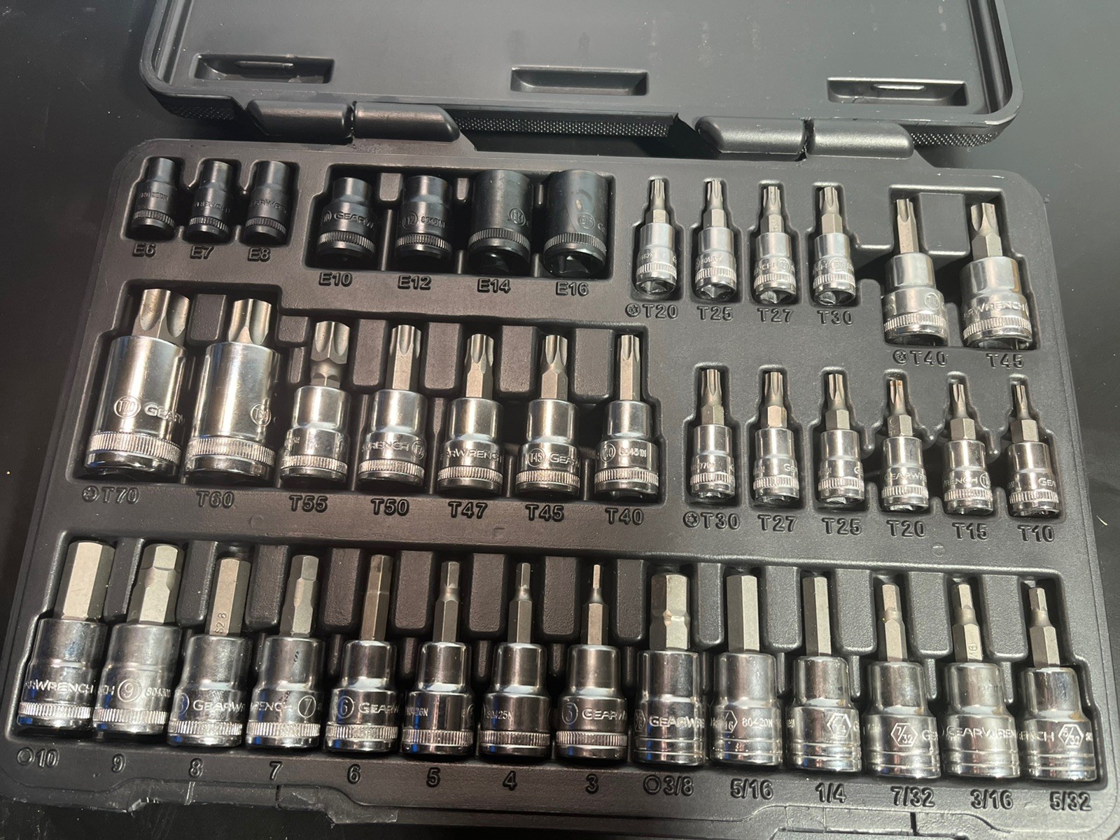GearWrench 40 pc.Torx and Bit Socket Set 40424A never used